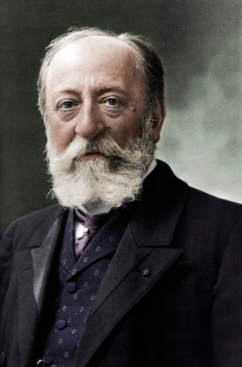Camille Saint-Saens 1835-1921, fransk komponist, organist, dirigent og pianist i romantikken av Nadar