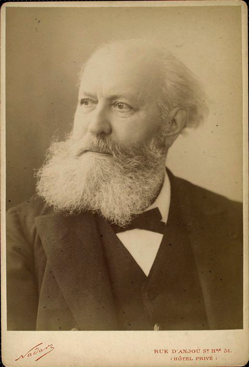Charles Gounod , fransk komponist, sent på 1800-tallet av Nadar