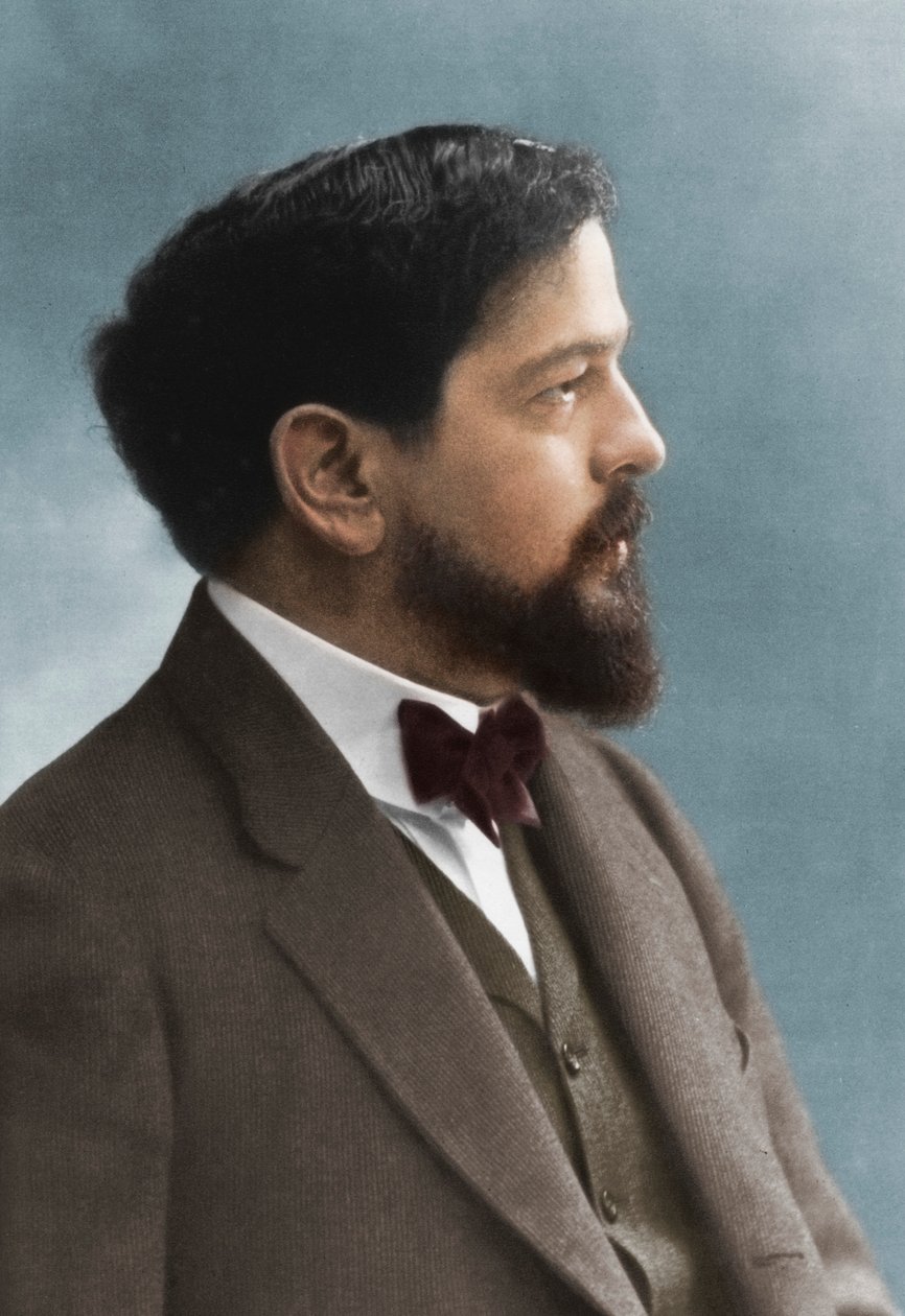 Claude Debussy 1862-1918, fransk komponist av Nadar