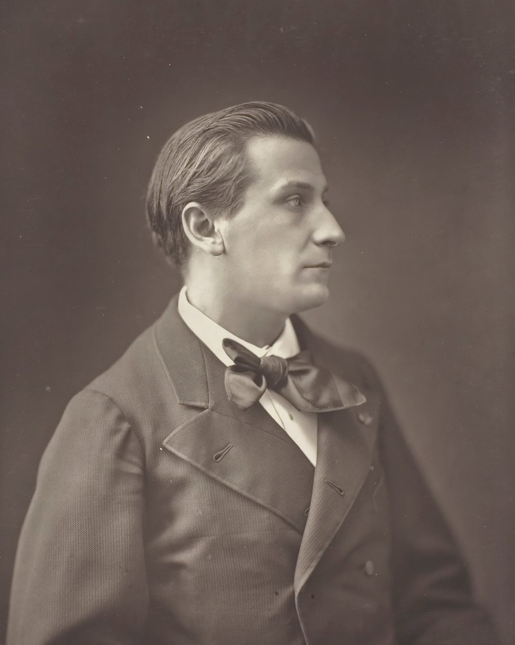 François Coppée fransk poet og romanforfatter, 1842-1908, ca. 1876. av Nadar