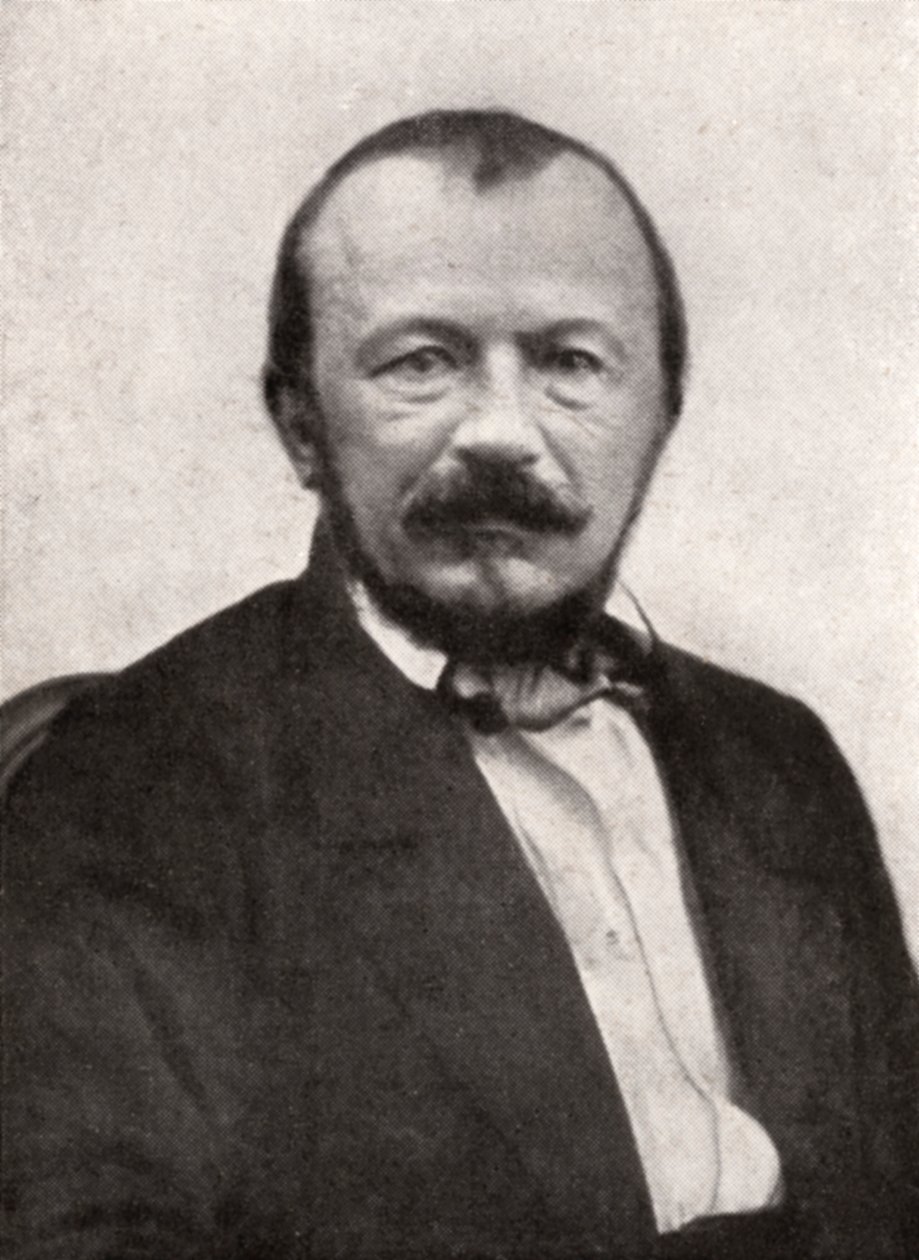 Gerard de Nerval , fransk poet, midten av 1800-tallet. av Nadar