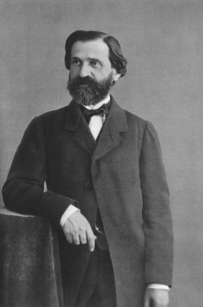 Giuseppe Verdi 1813-1901, italiensk romantisk komponist, hovedsakelig av opera av Nadar