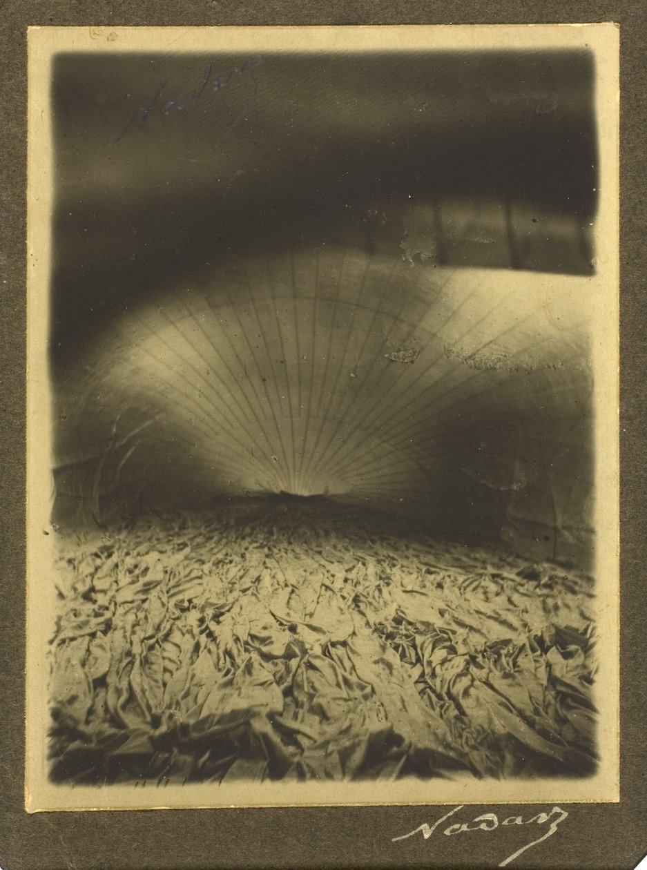 Interiør av Le Géant Inflating, 1863 av Nadar