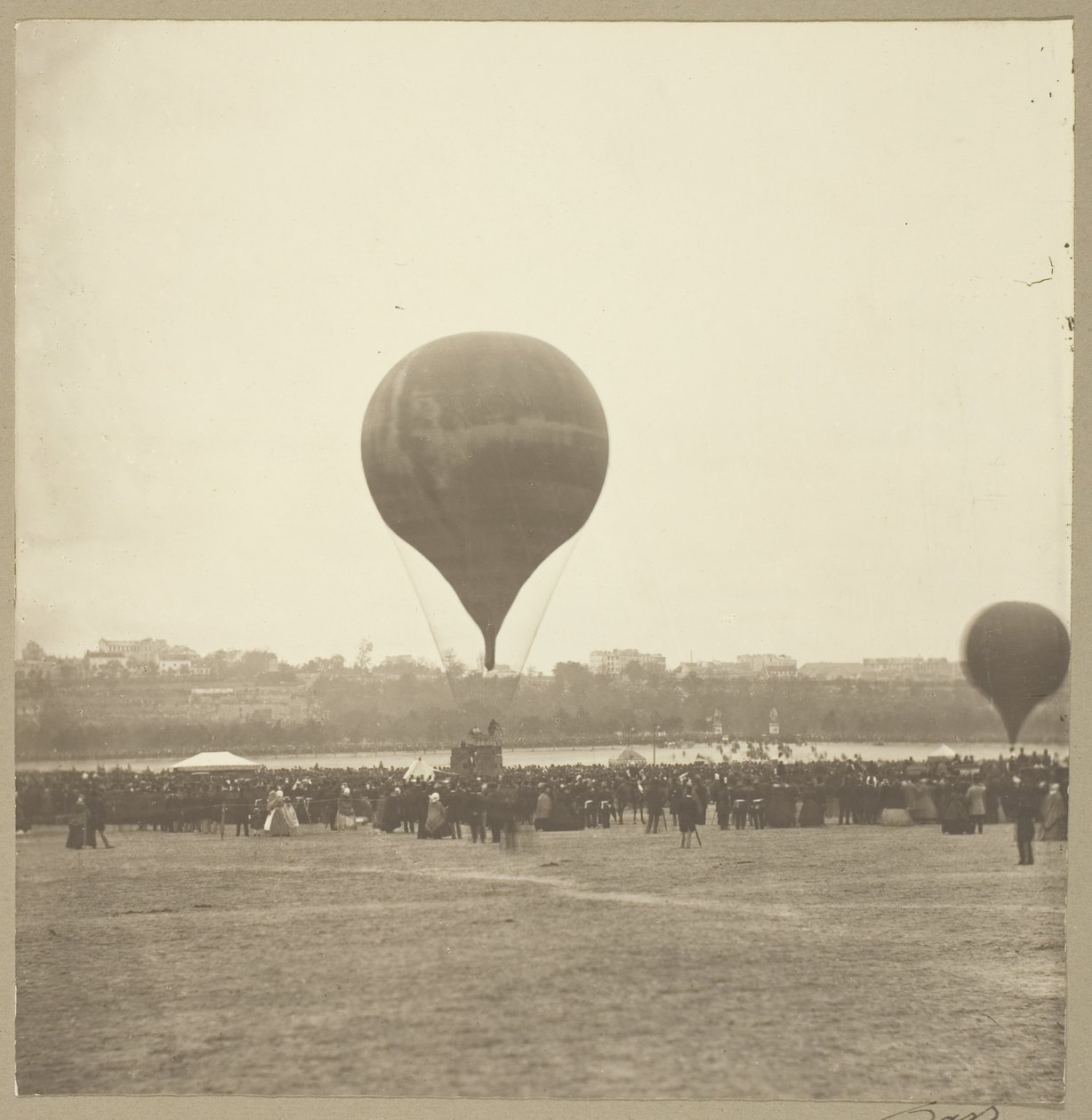 Kjempen, Champ de Mars, 1863 av Nadar
