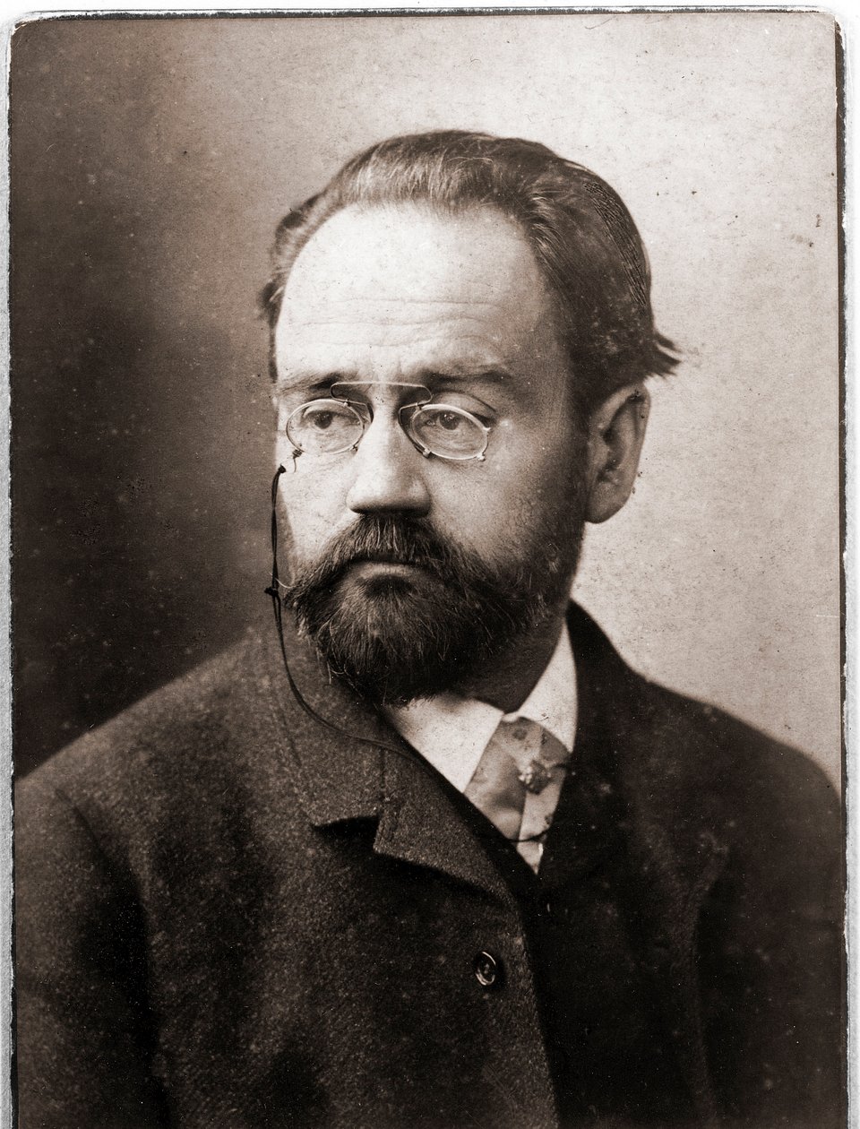 Portrett av Emile Zola av Nadar