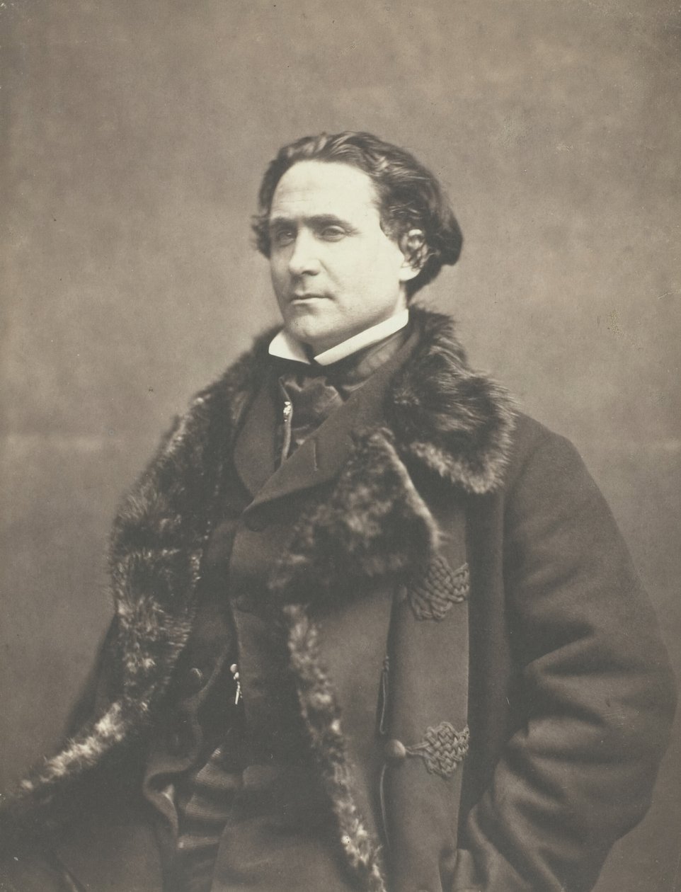 Portrett av La Fontaine, ca. 1854-1860. av Nadar