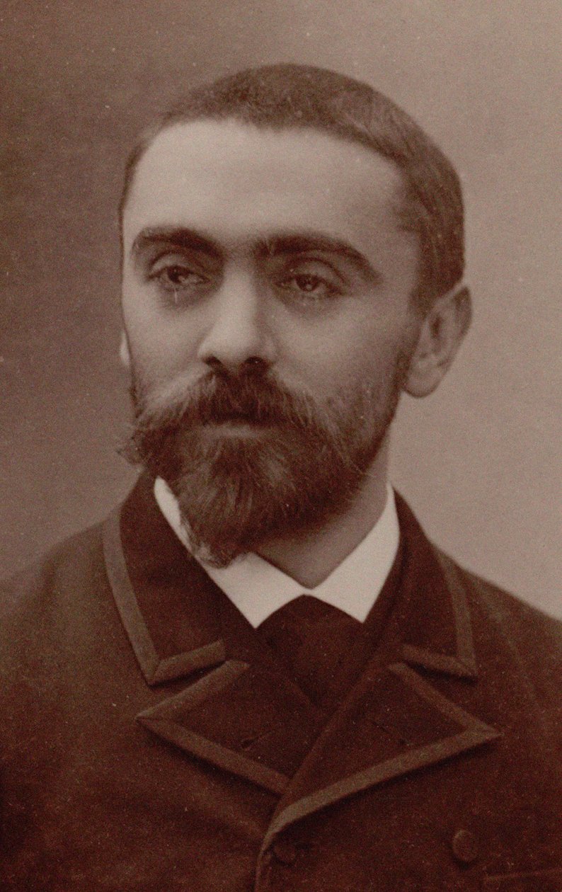 Portrett av komponisten Georges Hüe 1858-1948, 1900-tallet. av Nadar