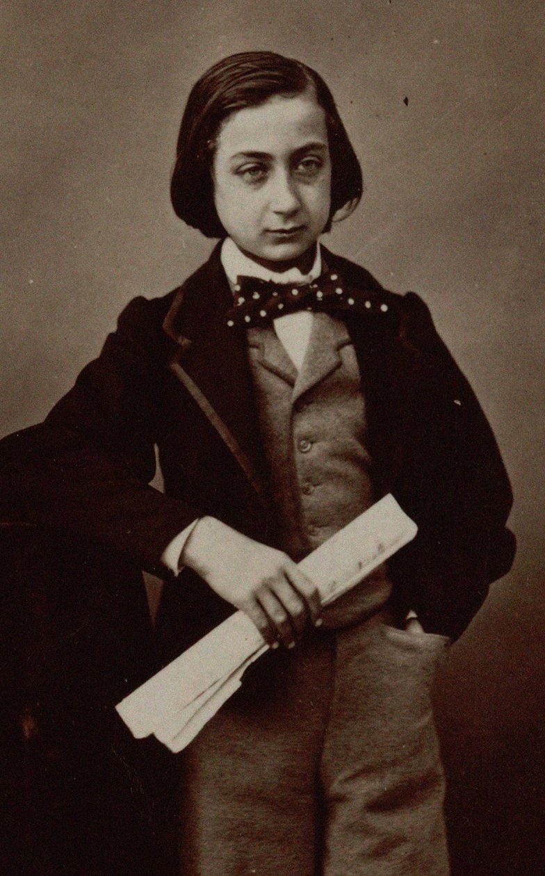 Portrett av fiolinisten og komponisten Henri Ketten 1848-1883. av Nadar
