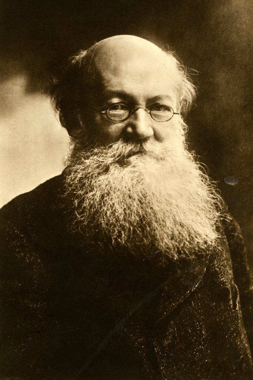 Pyotr Alexeyevich Kropotkin , russisk anarkist, ca 1900 av Nadar