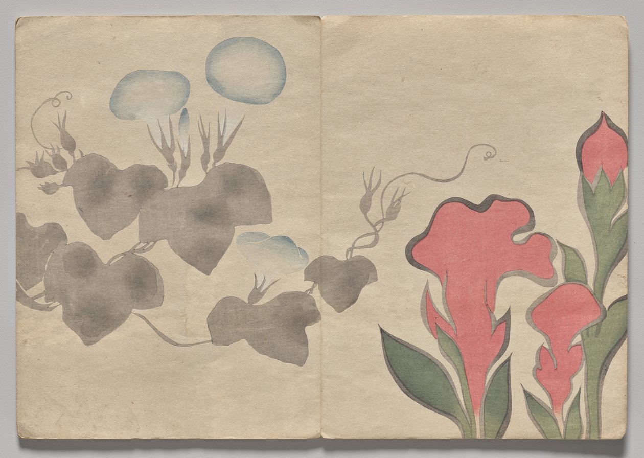 Scene fra The Kōrin Picture Book (bind 1) av Nakamura Hochu
