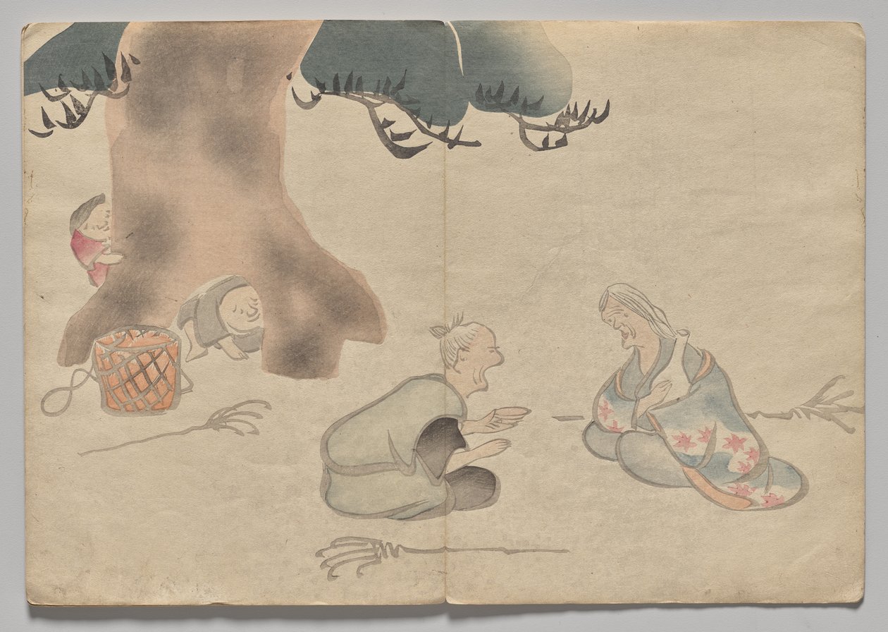 Scene fra The Kōrin Picture Book (bind 1) av Nakamura Hochu