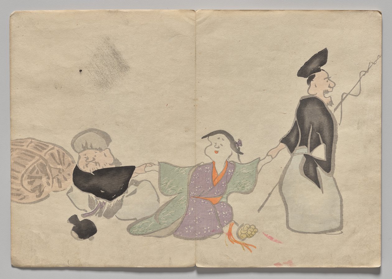 Scene fra The Kōrin Picture Book (bind 1) av Nakamura Hochu