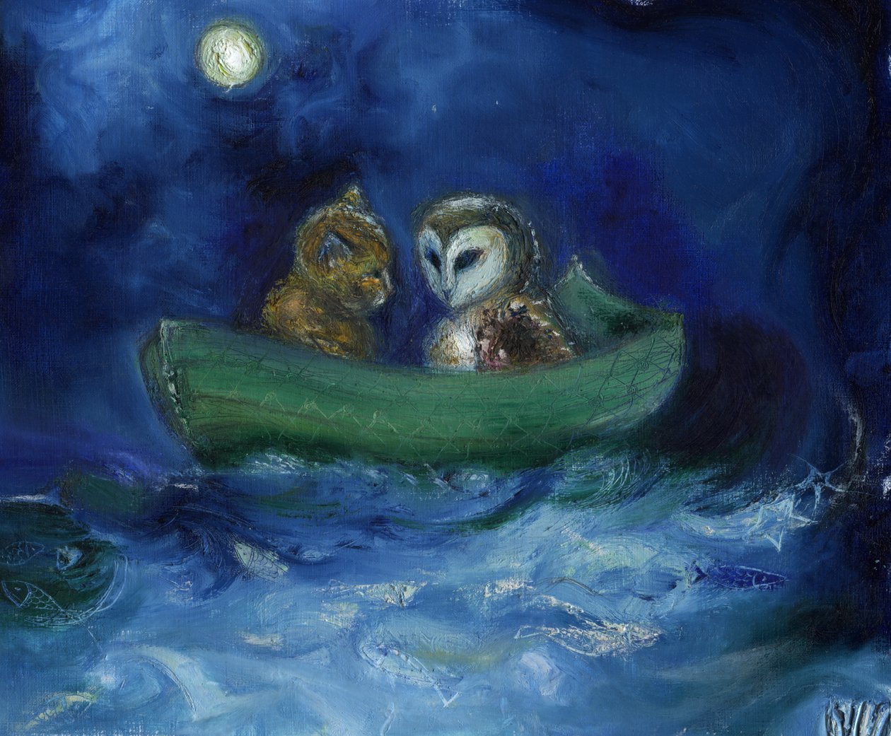 The Owl and the Pussycat, 2014, av Nancy Moniz Charalambous