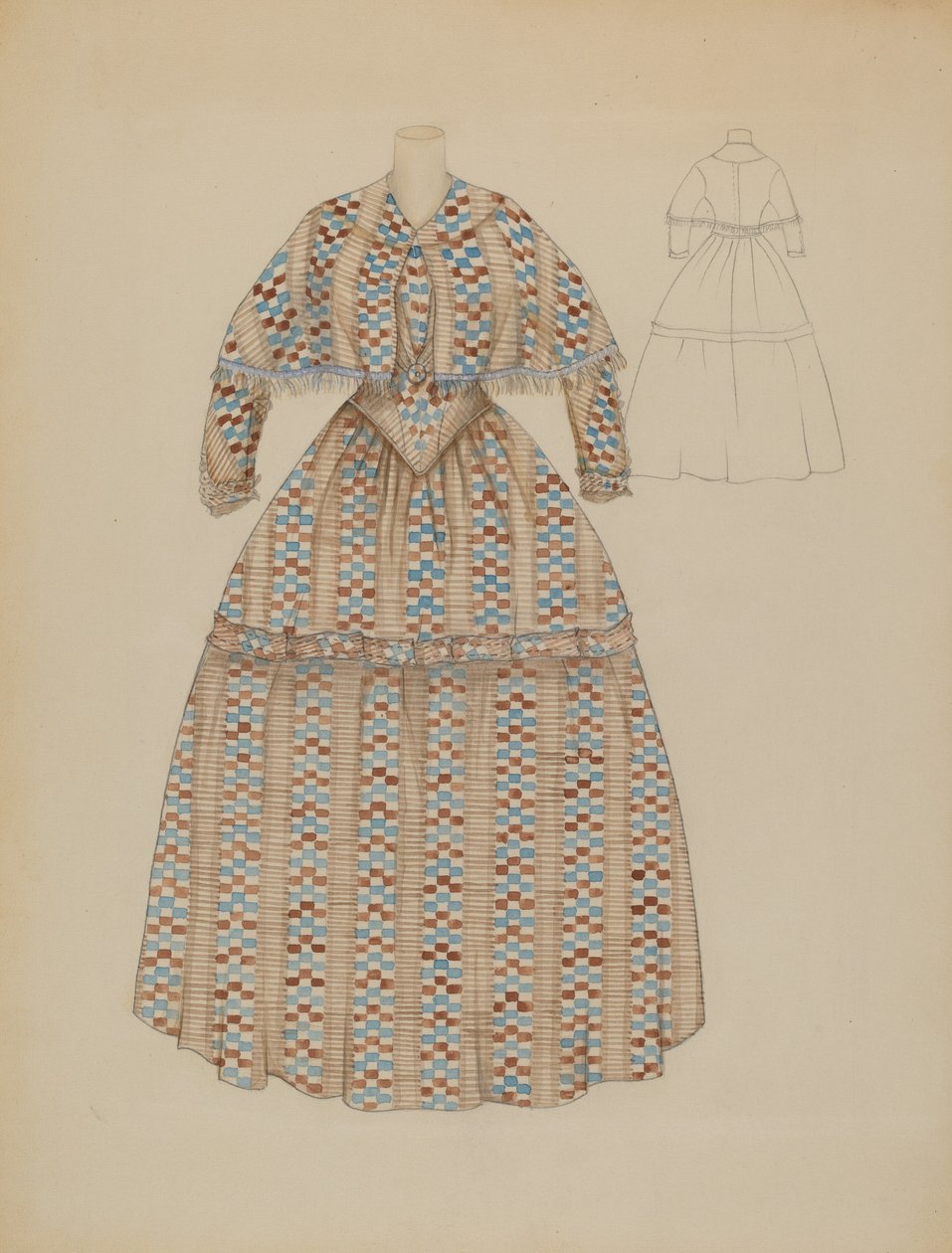 Kjole, c. 1937. av Nancy Crimi