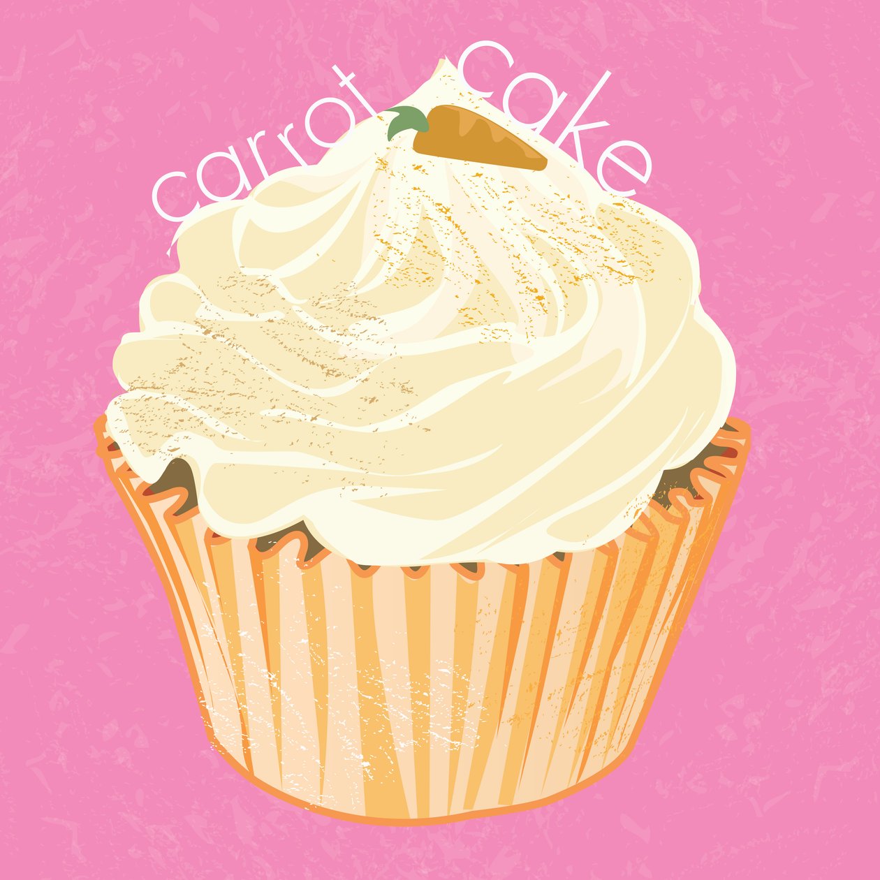 Gulrotkake Cupcake, 2019 av Nancy Moniz Charalambous