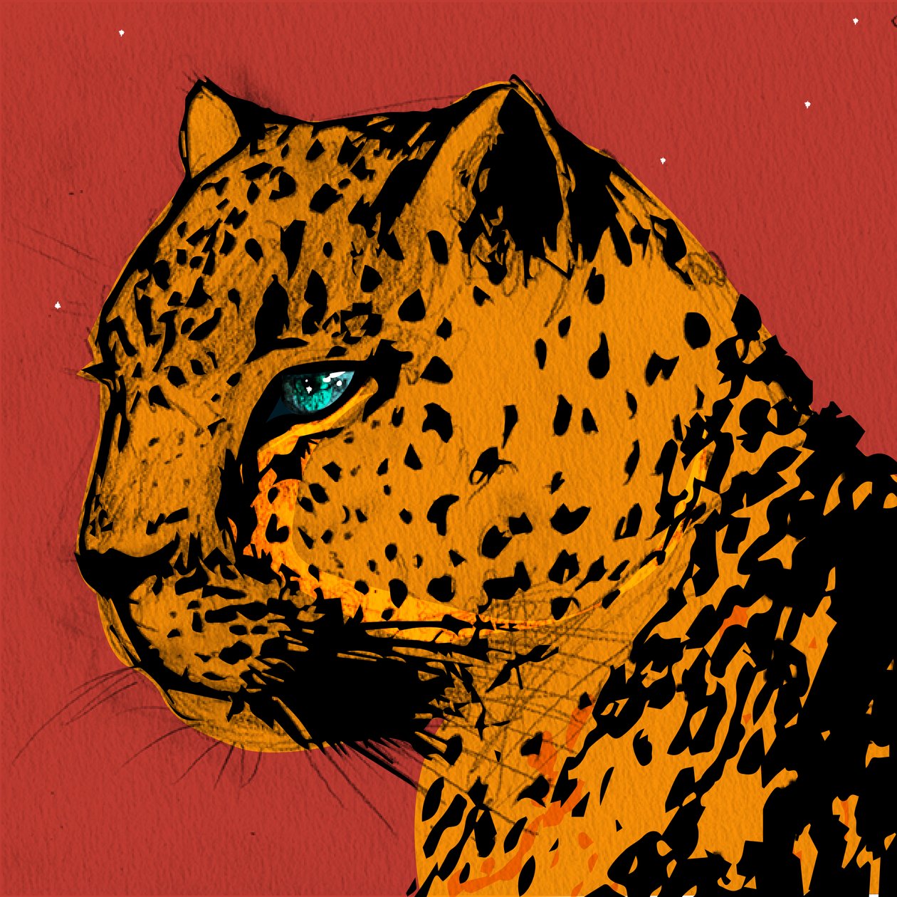 Mara Leopard, 2021 av Nancy Moniz Charalambous