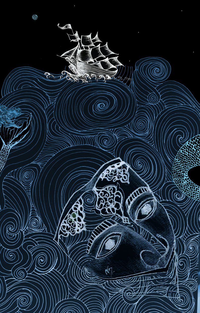 Sea Monsters, 2020 (blandet media) av Nancy Moniz Charalambous