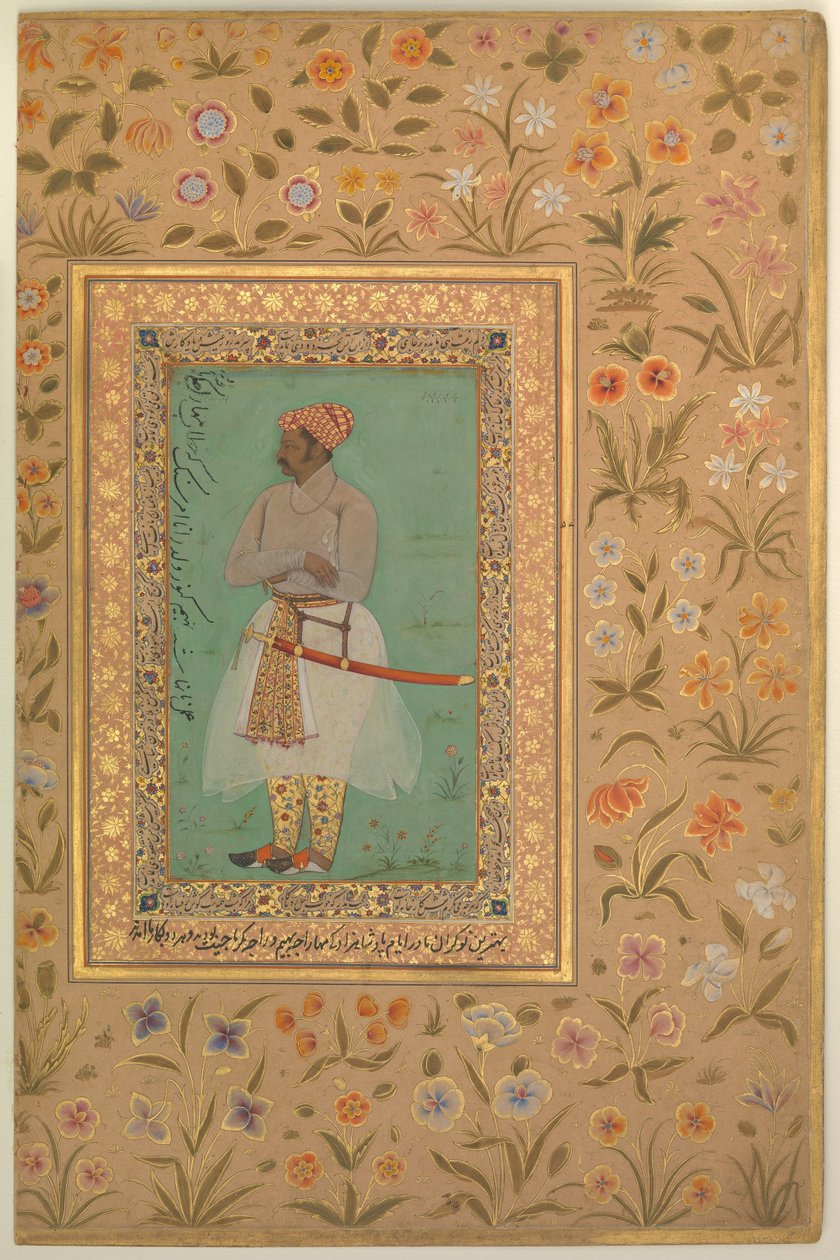 Portrett av Maharaja Bhim Kanwar av Nanha