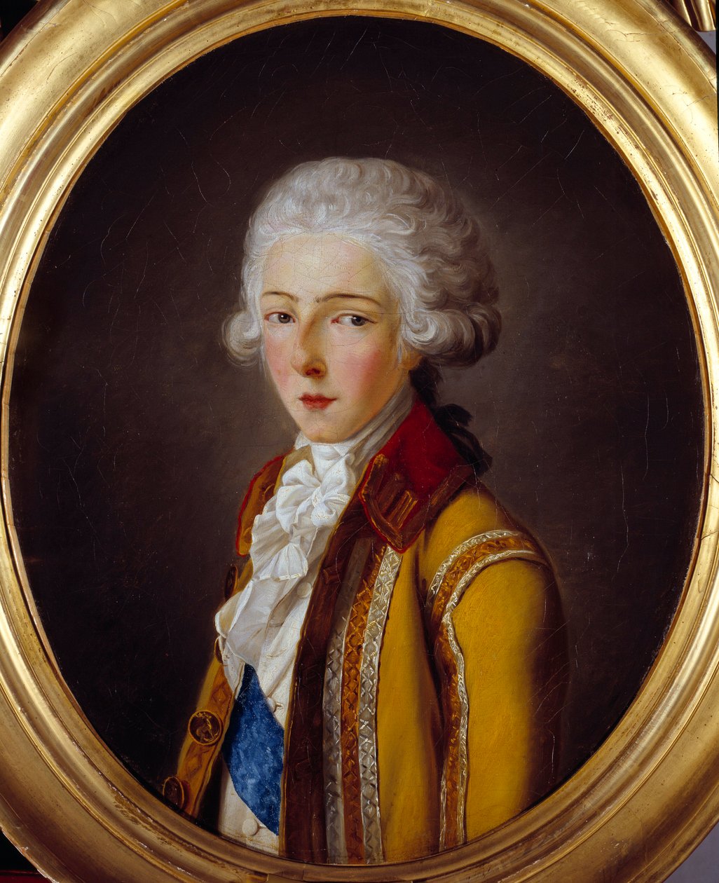 Portrett av Louis Antoine Henri de Bourbon Conde, hertug av Enghien (1772-1804). Maleri av Nanine Vallain (1700-tallet) av Nanine Vallain
