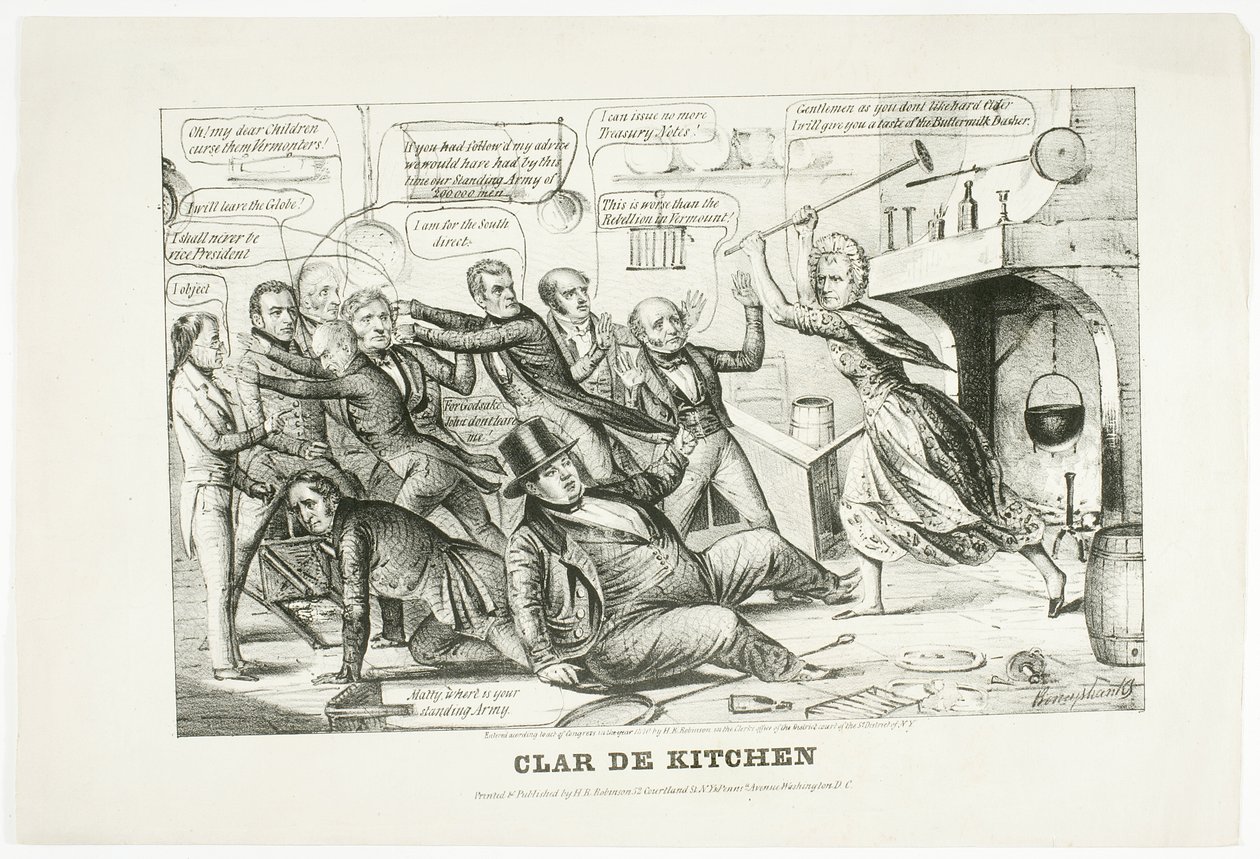 Clar de Kitchen, 1840 av Napoleon Sarony