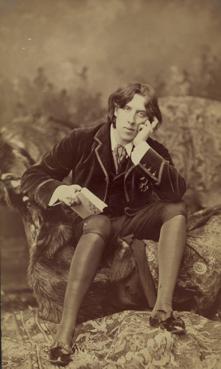 Oscar Wilde, 1882 (albumtrykk) av Napoleon Sarony