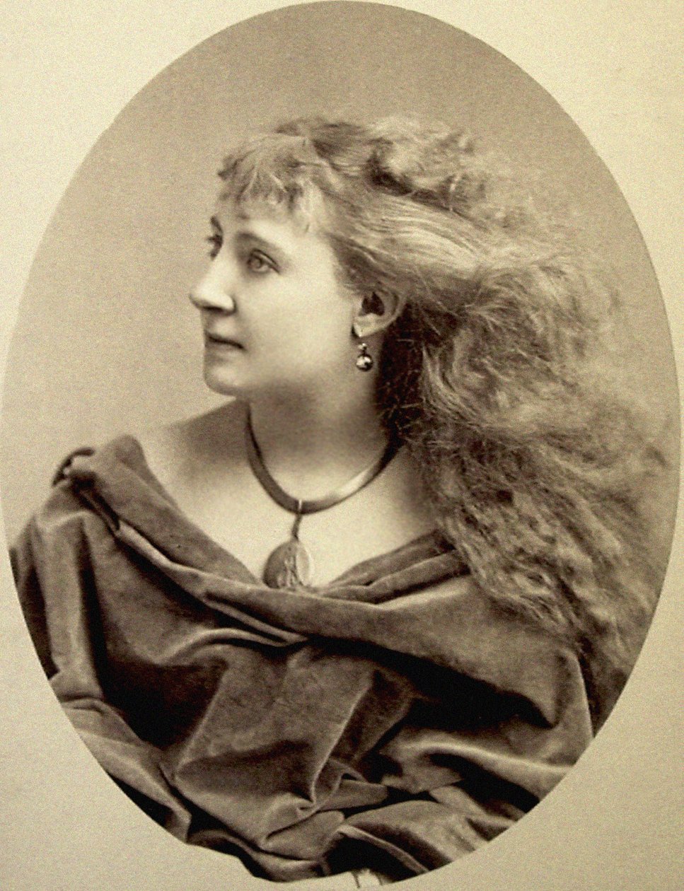 Portrett av Lydia Thompson, ca. 1865 av Napoleon Sarony