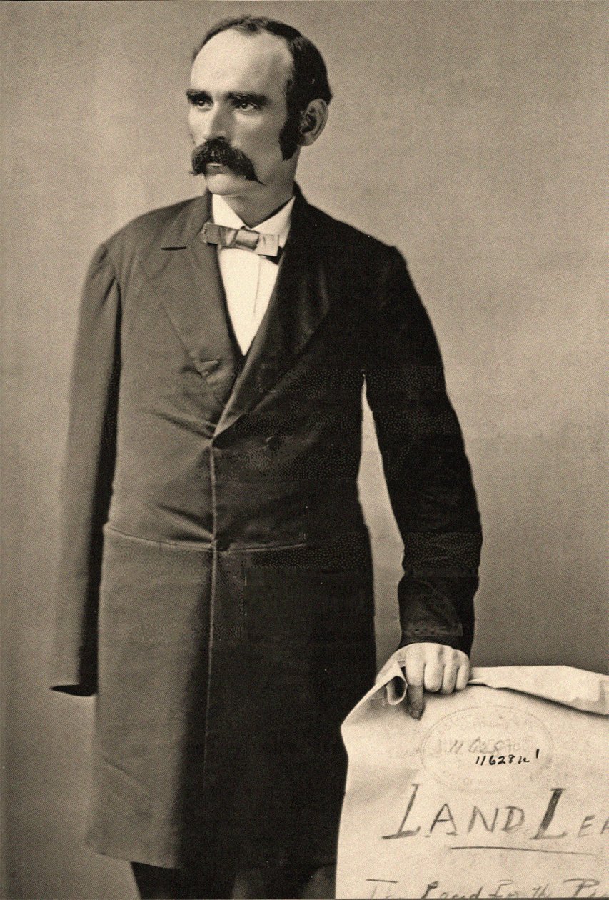 Portrett av Michael Davitt, New York. ca. 1882 av Napoleon Sarony