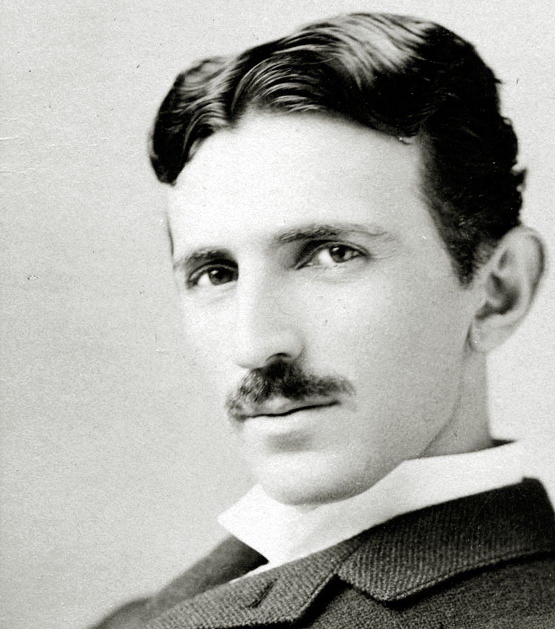 Portrett av Nikola Tesla, 1890 av Napoleon Sarony