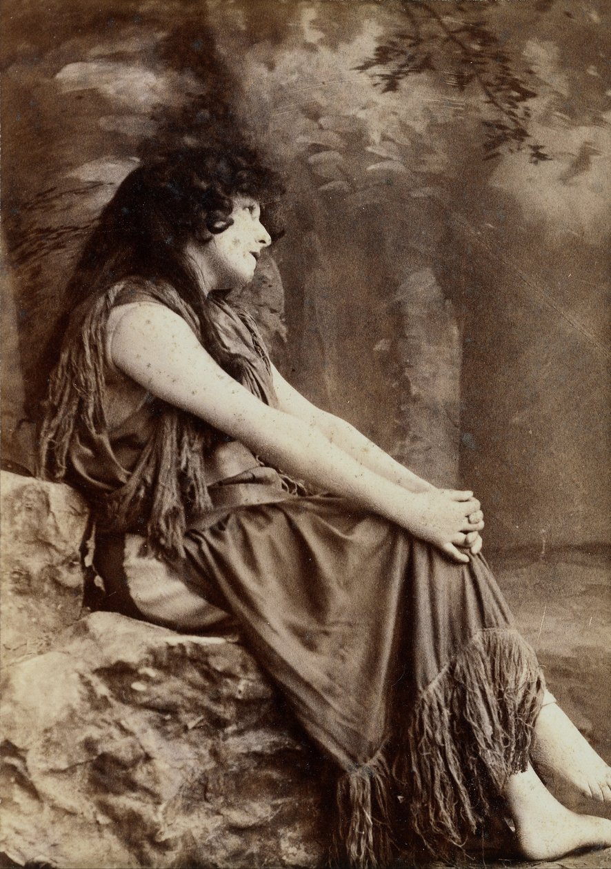 Sarah Bernhardt i en produksjon i New York av Napoleon Sarony
