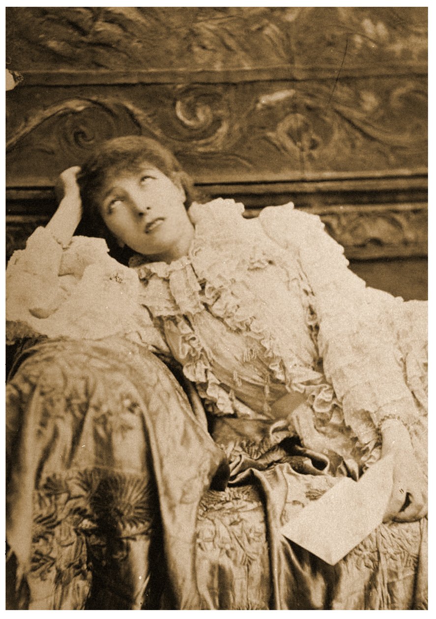 Sarah Bernhardt som Phedre i Racines "Phaedra" 1903 av Napoleon Sarony