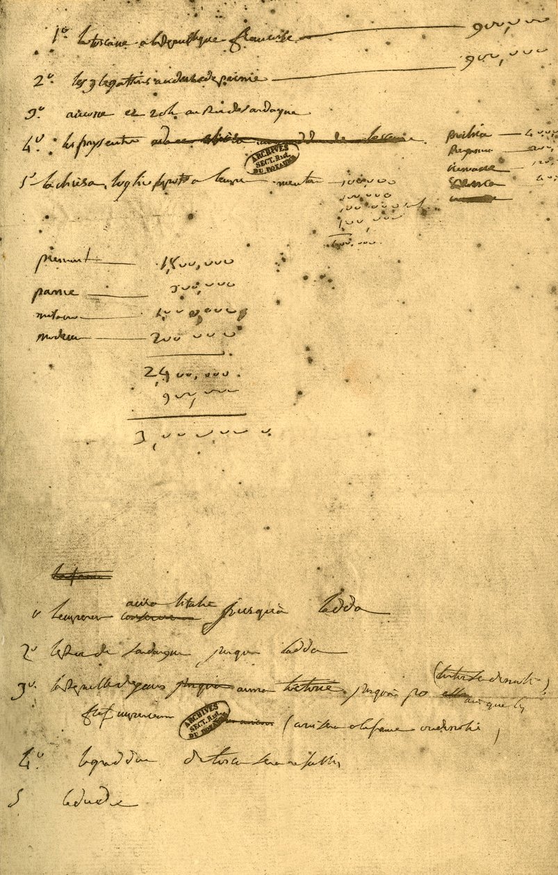 Merknader angående Leoben-traktaten, mars 1797, 1921. av Napoleon Bonaparte I