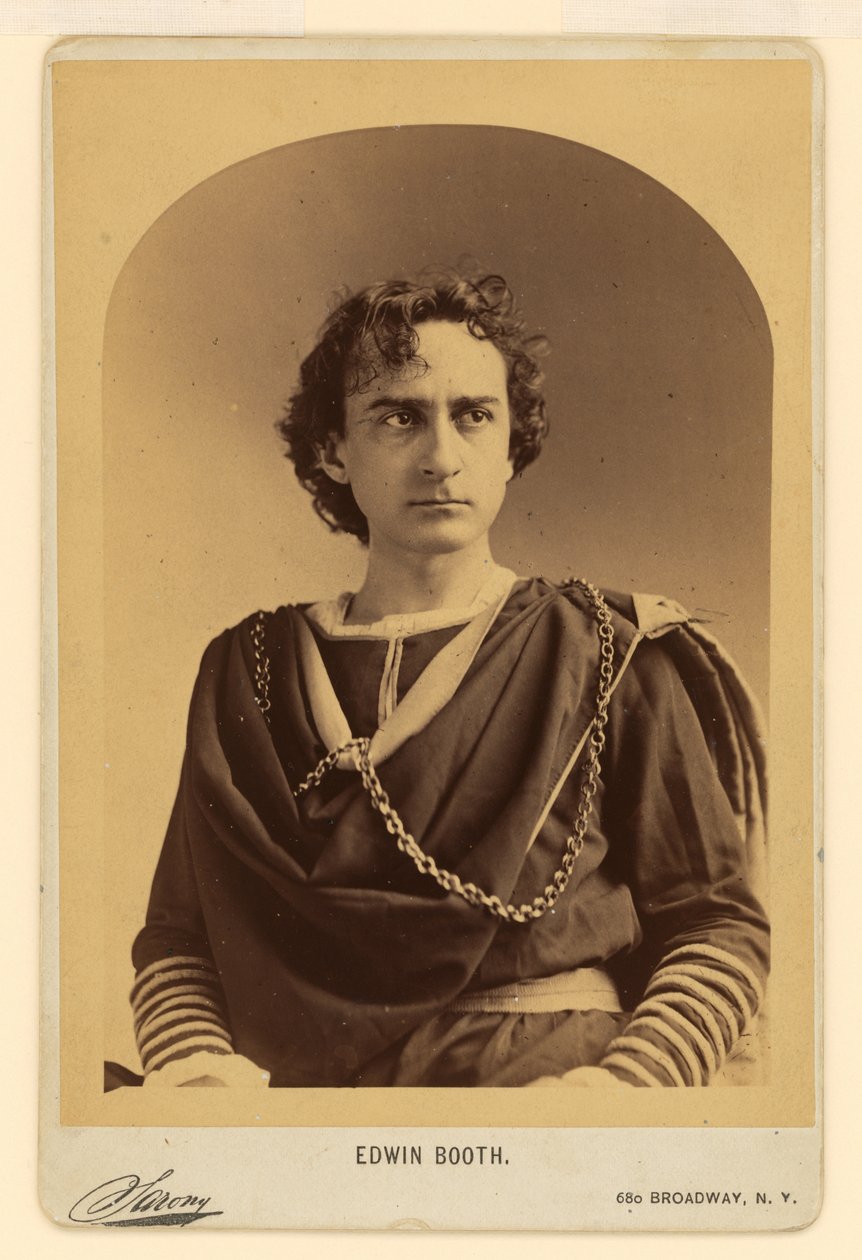 Edwin Booth av Napoleon Sarony