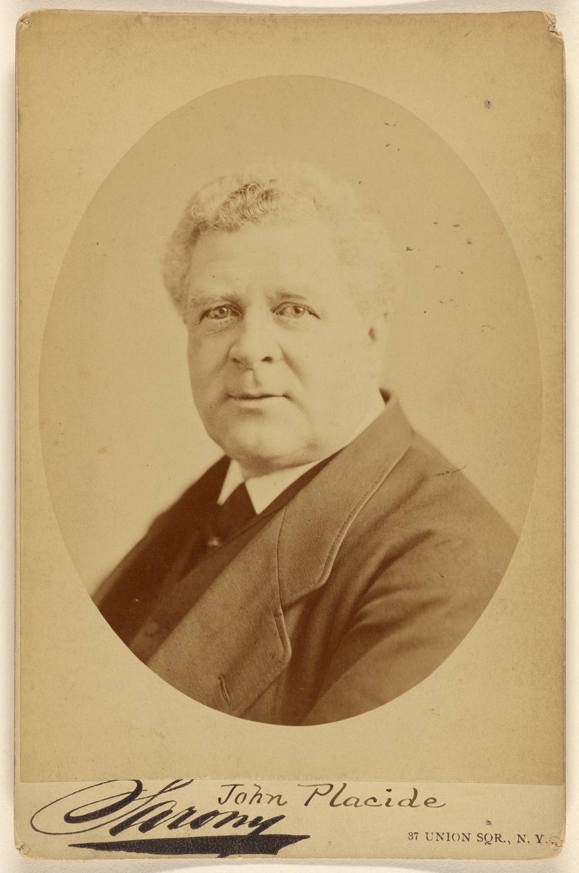 John Placide. Union Square Co. av Napoleon Sarony