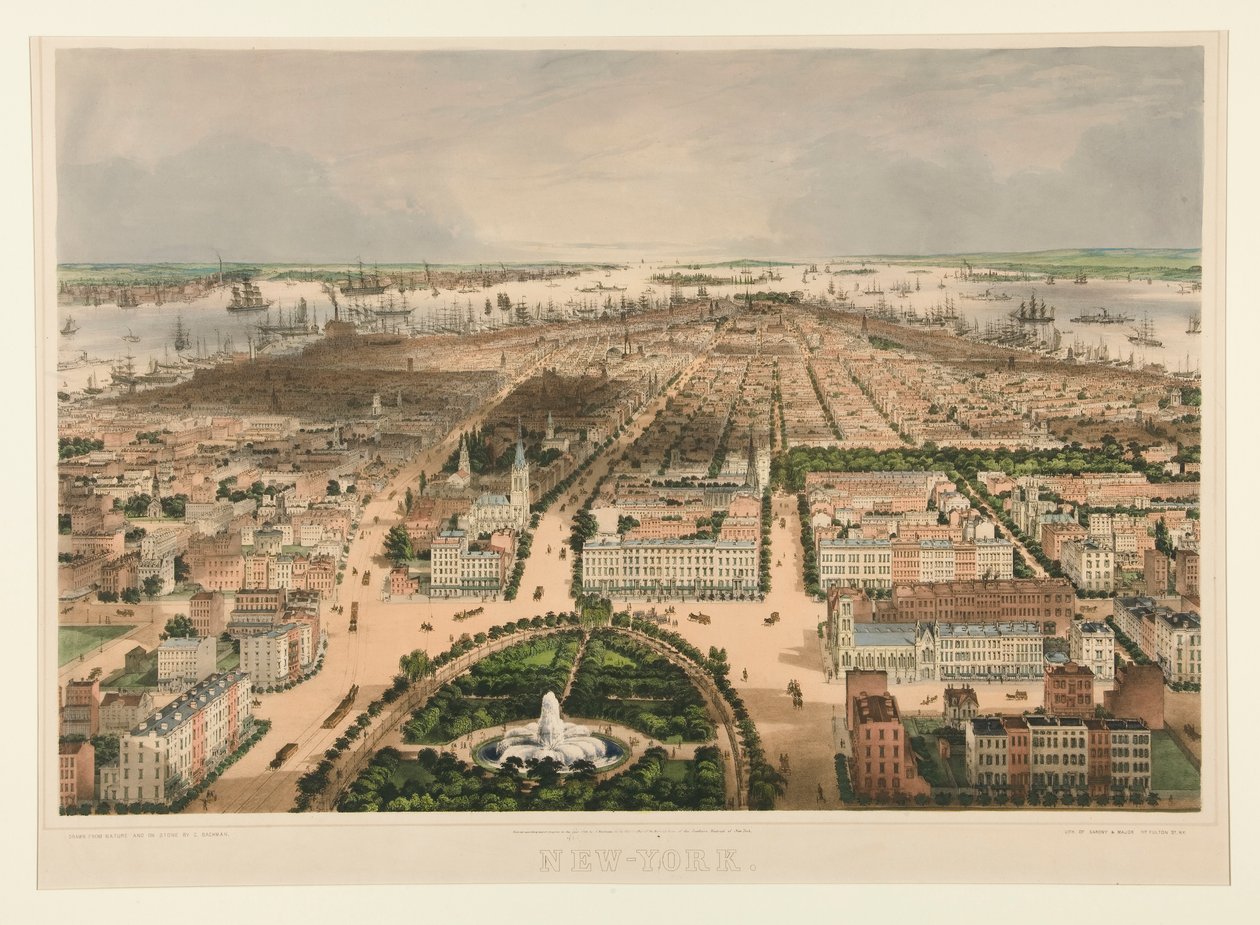 New York av Napoleon Sarony