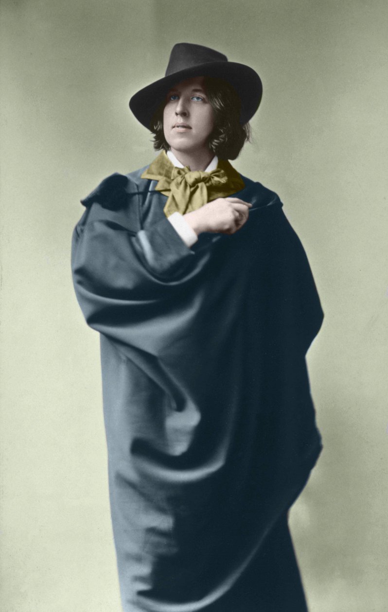 Oscar Wilde (1854 - 1900) about 1882 (photo) av Napoleon Sarony