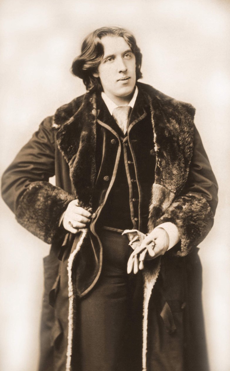 Oscar Wilde (1854 - 1900) rundt 1882 av Napoleon Sarony (1821 - 1896). av Napoleon Sarony