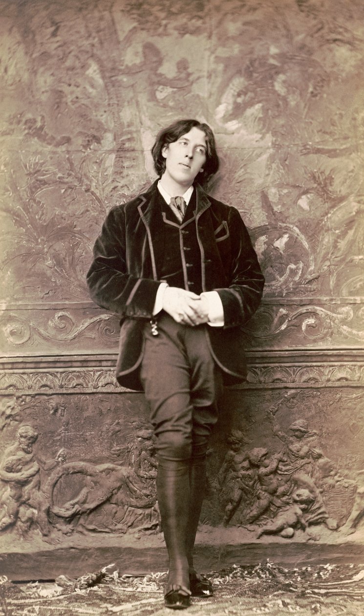 Oscar Wilde, tidlig på 1880-tallet (bilde) av Napoleon Sarony