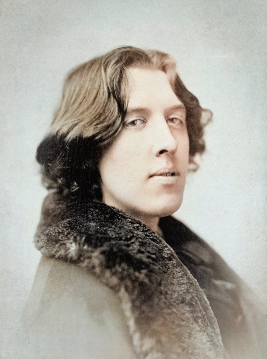 Oscar Wilde, tidlig på 1880-tallet (bilde) av Napoleon Sarony