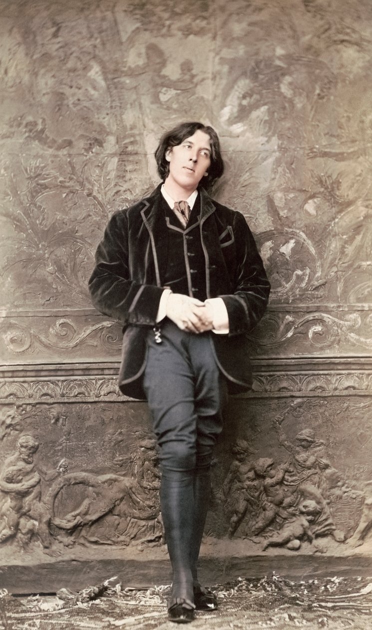 Oscar Wilde, tidlig på 1880-tallet (bilde) av Napoleon Sarony