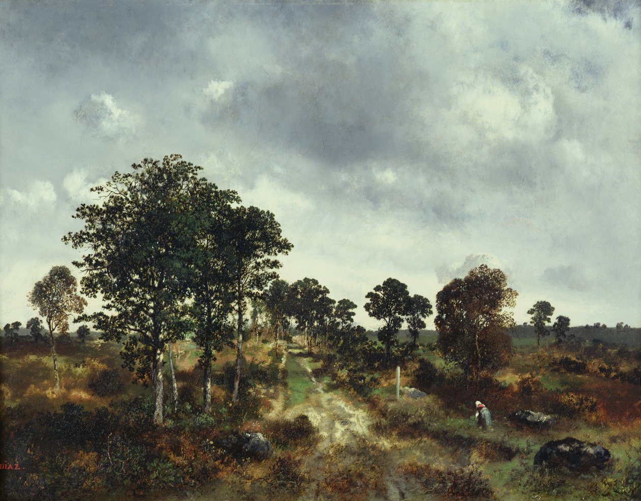 Landskap av Narcisse Virgile Diaz de la Peña