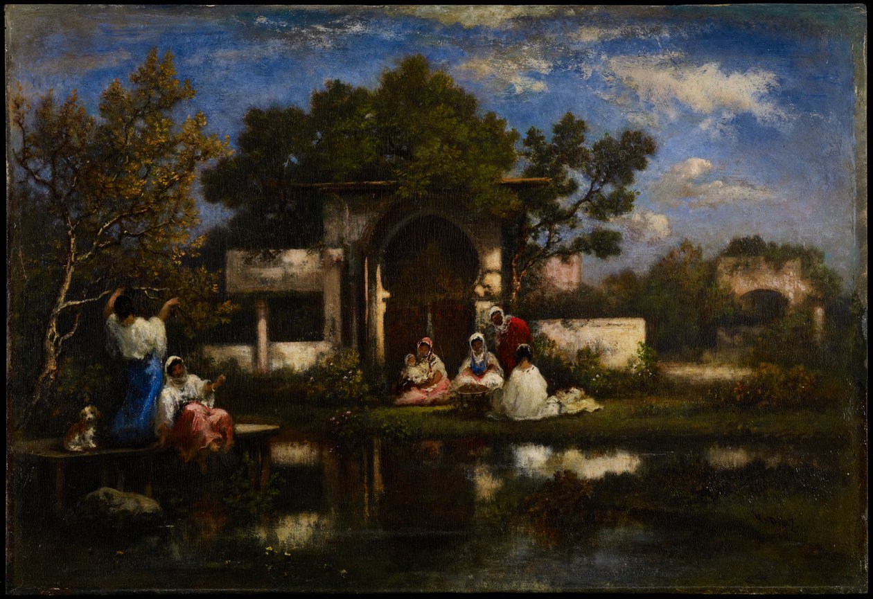 Seraglio, Konstantinopel, 1865-75 av Narcisse Virgile Diaz de la Peña
