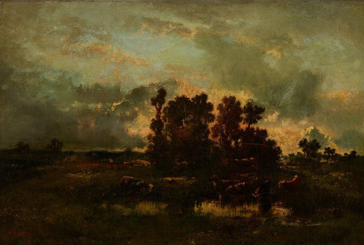 Vått beite, ca. 1870 av Narcisse Virgile Diaz de la Peña