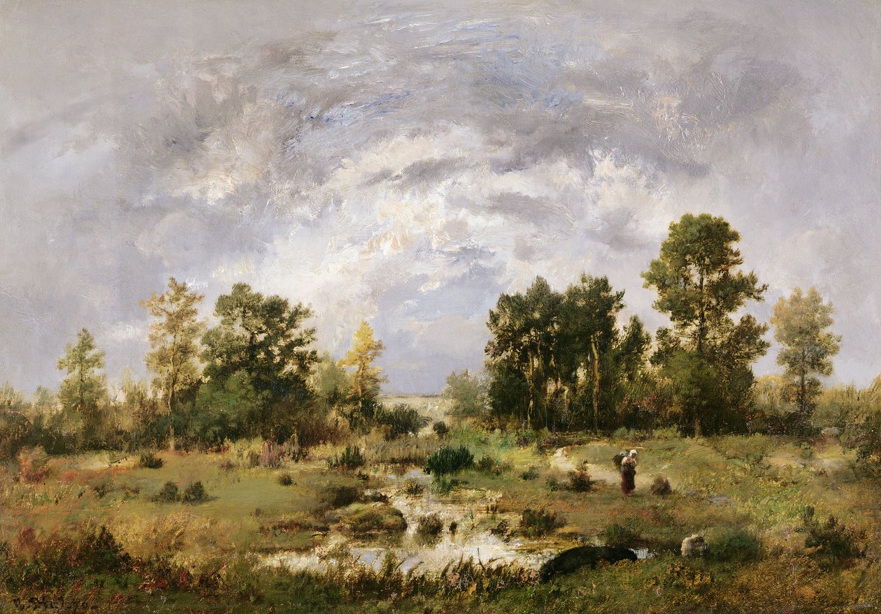 Skoglandskap, 1870 av Narcisse Virgile Diaz de la Peña