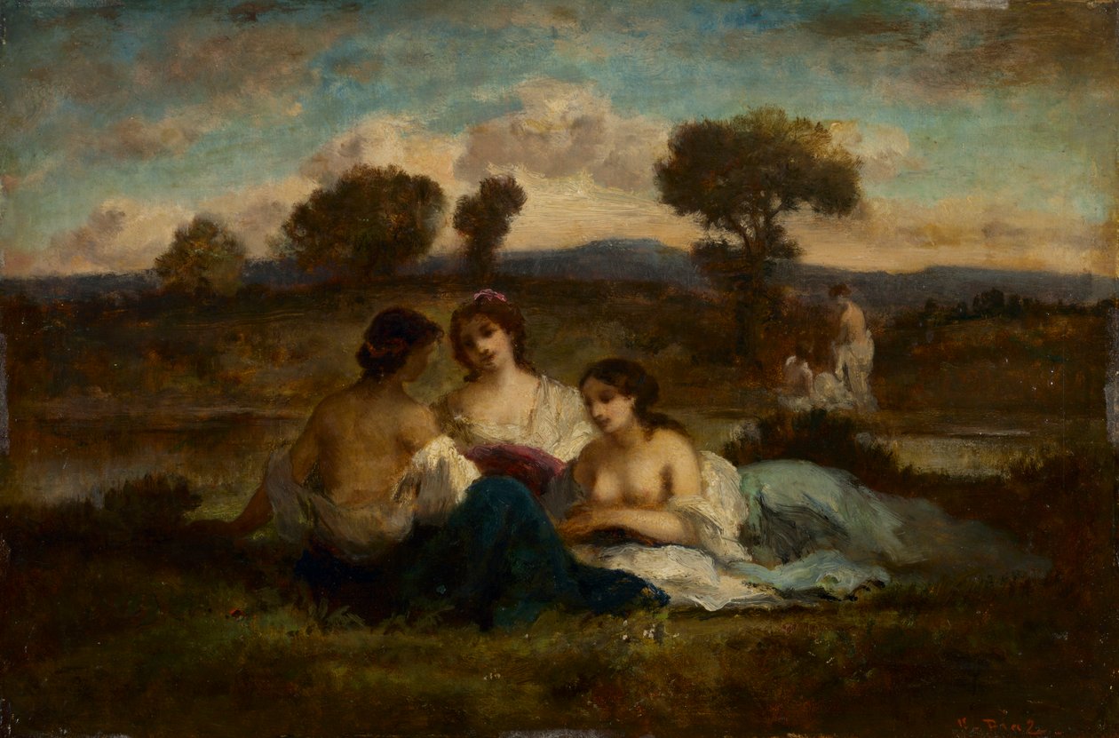 The Baders, etter 1847. av Narcisse Diaz de la Pena
