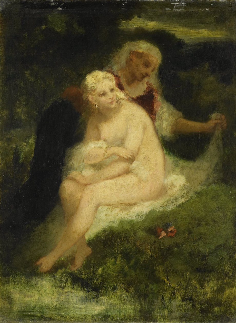 Etter badet av Narcisse Virgile Diaz de la Peña