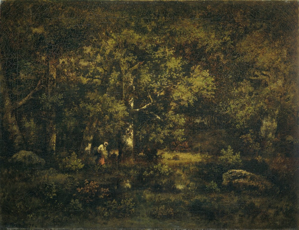 Skogen i Fontainebleau av Narcisse Virgile Diaz de la Peña