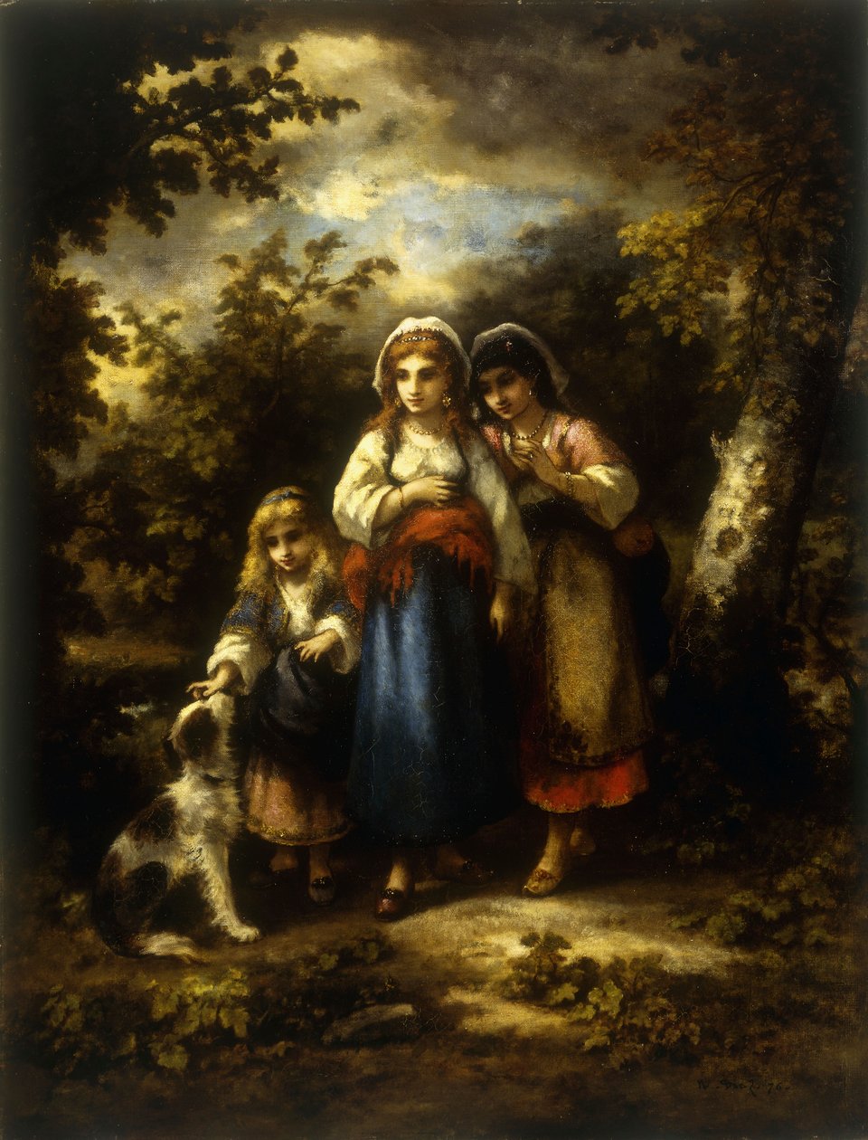 The Ramblers, 1876 av Narcisse Virgile Diaz de la Peña