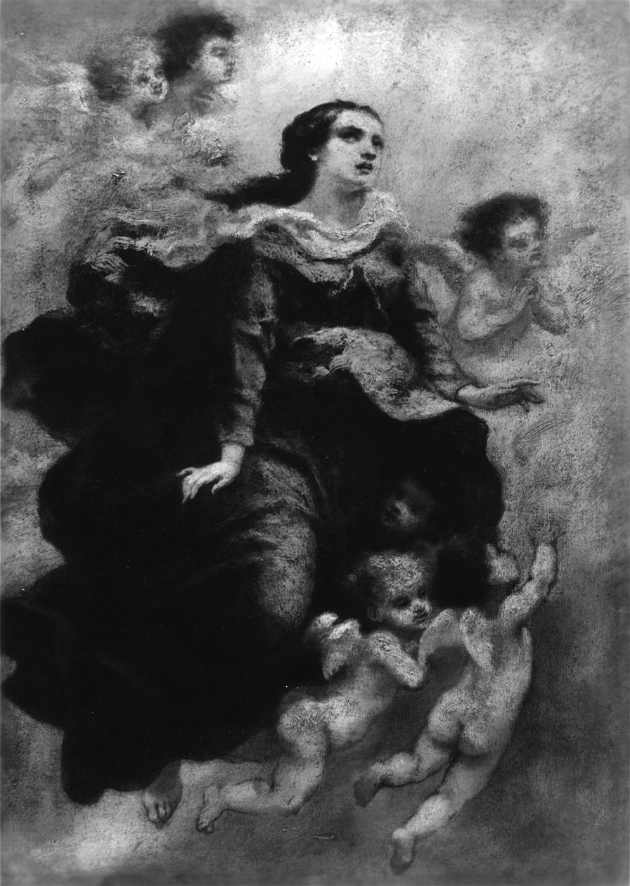 Marias himmelfart av Narcisse Virgile Diaz de la Peña