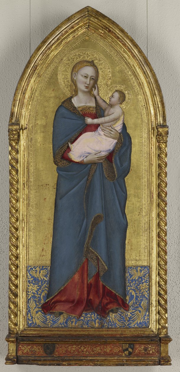 Stående Madonna med barn av Nardo di Cione