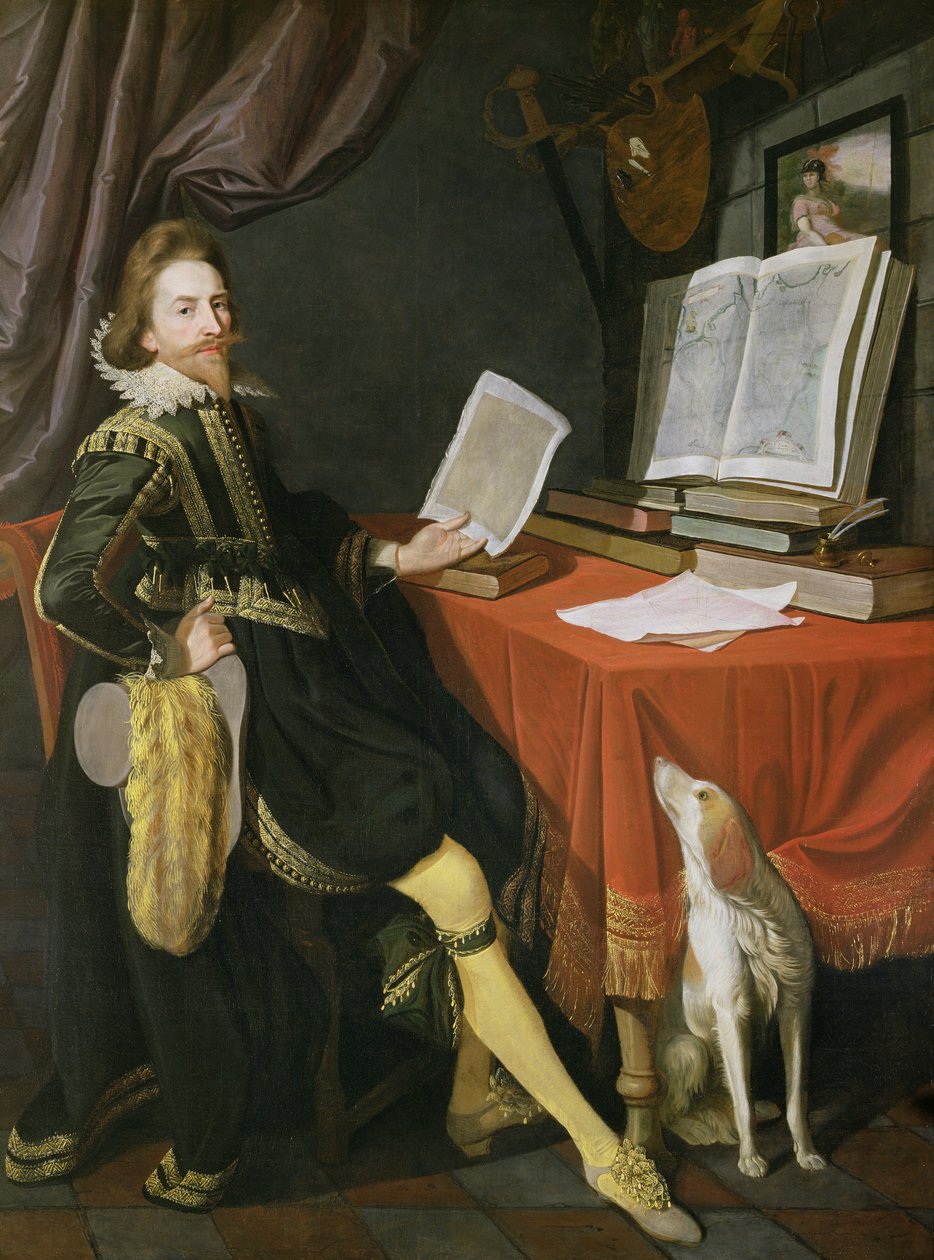 Selvportrett av Nathaniel Bacon